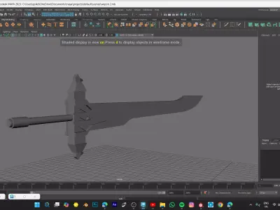 Sword model-GAME READY ASSET Low-poly 3D model