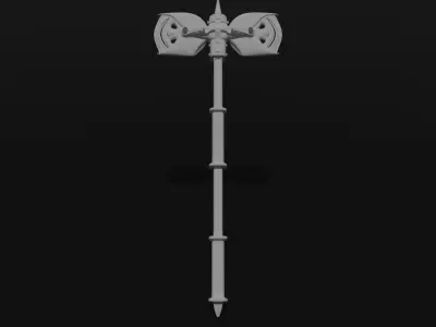 Grateful Axe 3D model