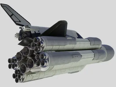 Buran space shuttle 3D model