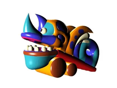   Beetle 3d model Rhinoceros 3D model