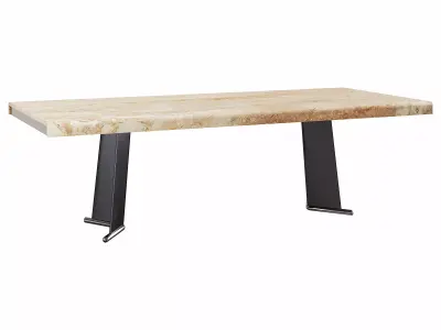 Libra Long tables By Minotti 3D model