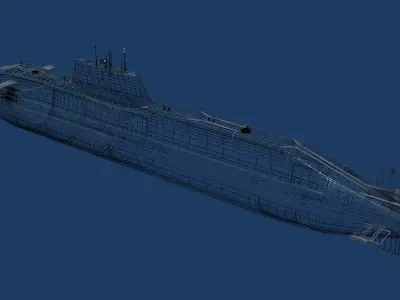 HMS ASTUTE 3d model Low-poly 3D model