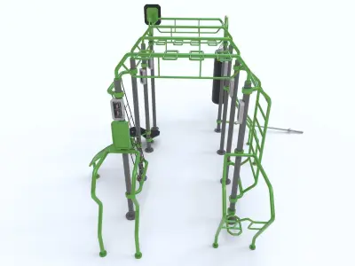 Impulse O-Zone Functional Training System 3D model