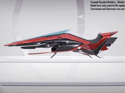 Hover Bike 3D model