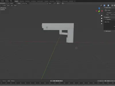 Deagle Design Blender Free 3D model