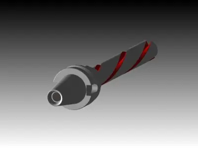 BT 40 Tool Holder With Drill Bit Free 3D model