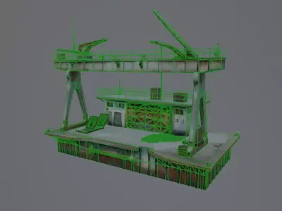 dockyard Free 3D model