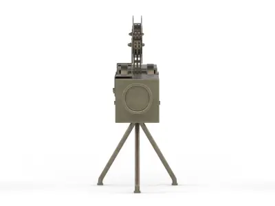 Antique Movie Camera 3D model