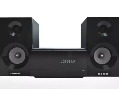Samsung MM-E460D Dab micro Hifi system Free 3D model