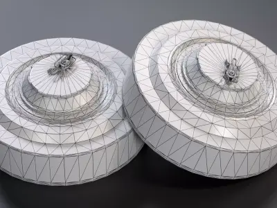 TM-62M Anti-Tank Mine Low-poly 3D model purchase