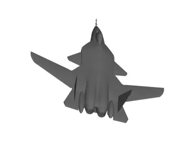 sukhoi-su-47 fighter jet 3D model