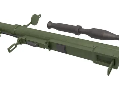 Incendiary Rocket Launcher 3D model by clayyrollershop