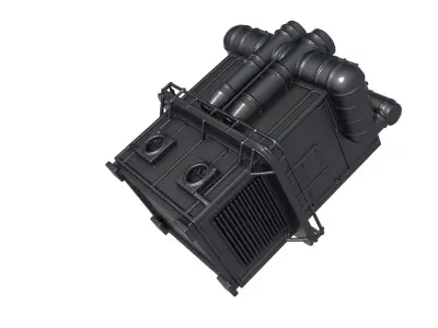 Industrial Furnace - Industrial oven 3D print model buy