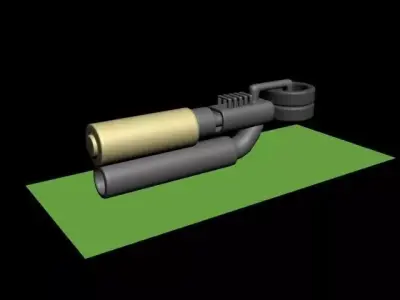 testing model grenade launcher 3D model