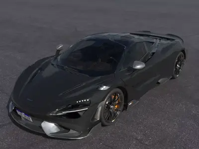 2021 McLaren 765LT  Free 3D model