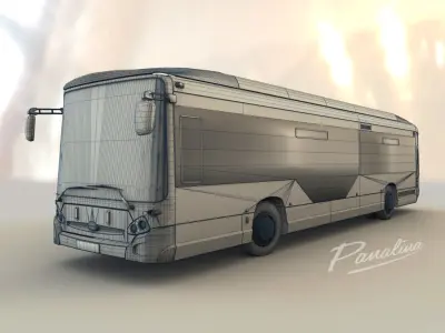 Heuillez GX327 city bus 3D model