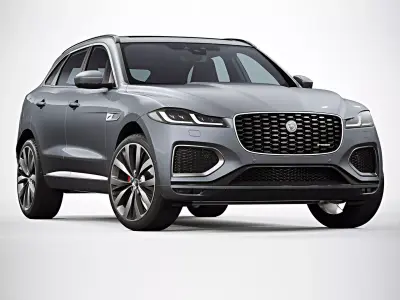 2021 Jaguar F-Pace 3D model