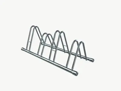 Bike Stand Low-poly 3D model