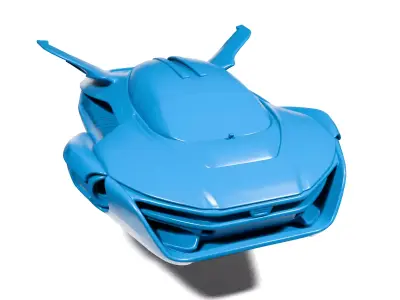 Flying car 3D print model purchase