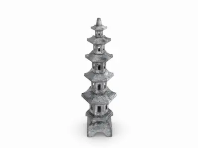 Stone Lentern 3D model
