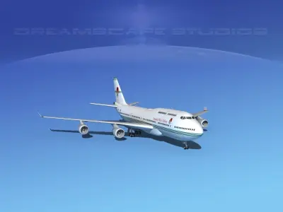 Boeing 747-400 America West 3D model