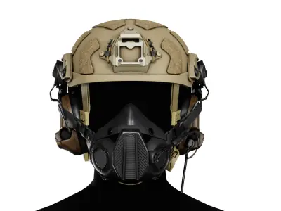 OPSCORE SOTR MASK Low-poly 3D model