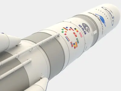 Ariane 6 - Accurate Model 3D model