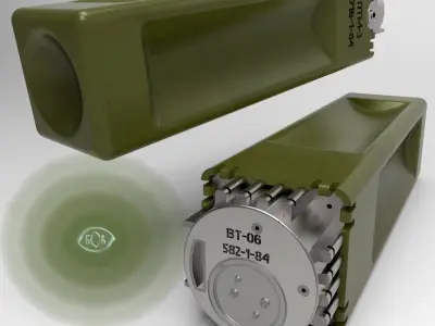PTM3 remote installation antitank mine 3D Printable MOCKUP 3D model