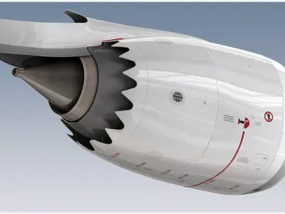 Boeing 737MAX Engine 3D model
