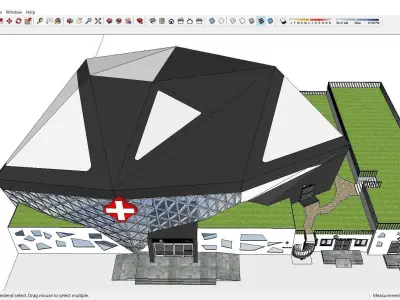 Sketchup Hospital F3 Free 3D model
