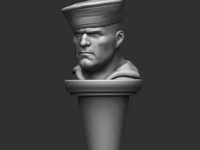 Military Bottle Toppers 3D print model