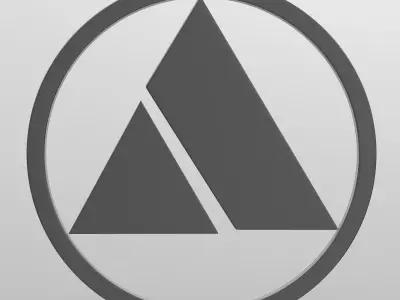 autobianchi logo 3D model by 3dlogoman