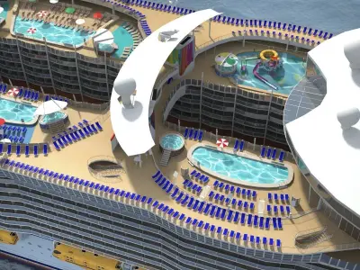 Symphony Of The Seas cruise ship 3D model