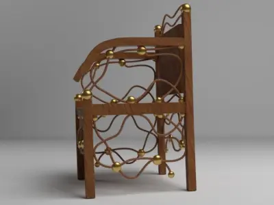 Unique Chair II Free low-poly 3D model