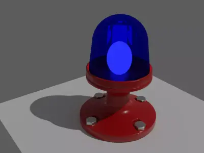 Rollfeldbeleuchtung runway light 3D model