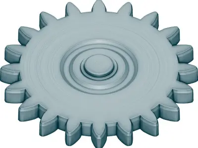 SteamPunk Alpha Pack 01 - 60 Gear Brush - 4k PNG 16bit - SBSAR Texture