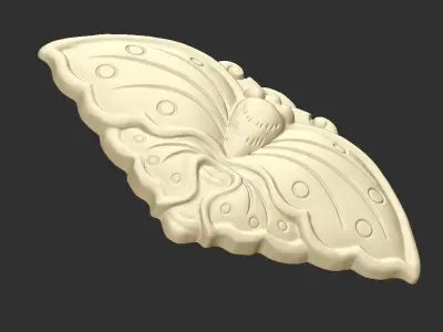 butterfly moth 3D print model