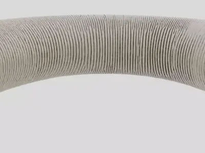 Industrial Factory Hydraulic Hose Bundle for 3D print Low-poly 3D model