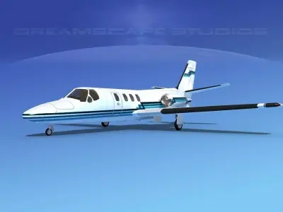 Cessna 500 Citation I V10 3D model