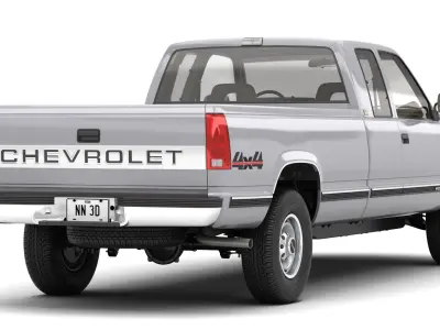 CHEVROLET SILVERADO 2500 1988 3D model