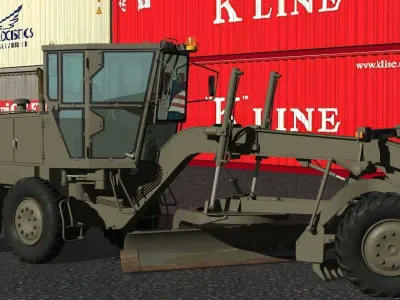 JGSDF Motor Grader MG330 3D model