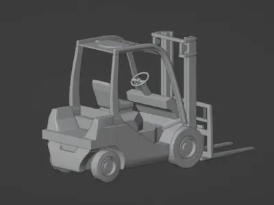Forklift Free 3D model purchase
