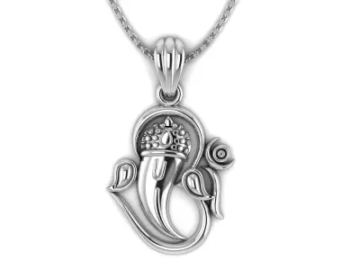 God Ganesh Pendant 3D print model