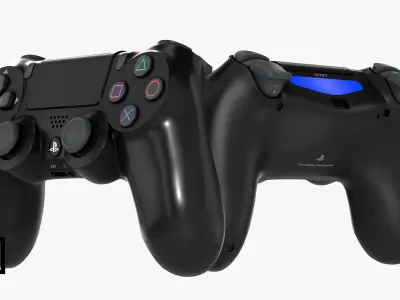 DualShock 4 Low-poly 3D model