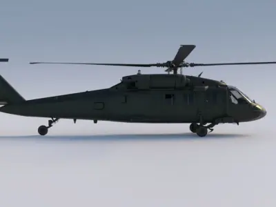 UH-60 Black Hawk 3D model
