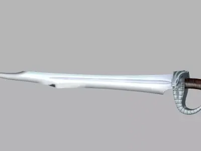 Medieval Polearms Weapon Pack 03 Low-poly 3D Model Low-poly 3D model