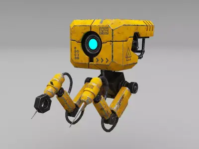 Mechanical Robot Design 3D model