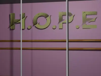 Dance Studio Low-poly 3D model