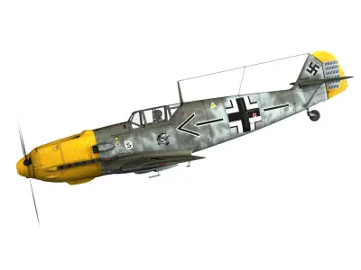 Messerschmitt - BF-109 E - JG26 3D model