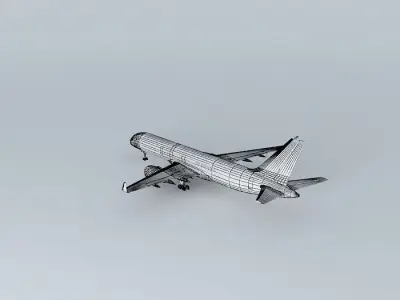 Icelandair Boeing 757  200W Hekla Aurora Free 3D model